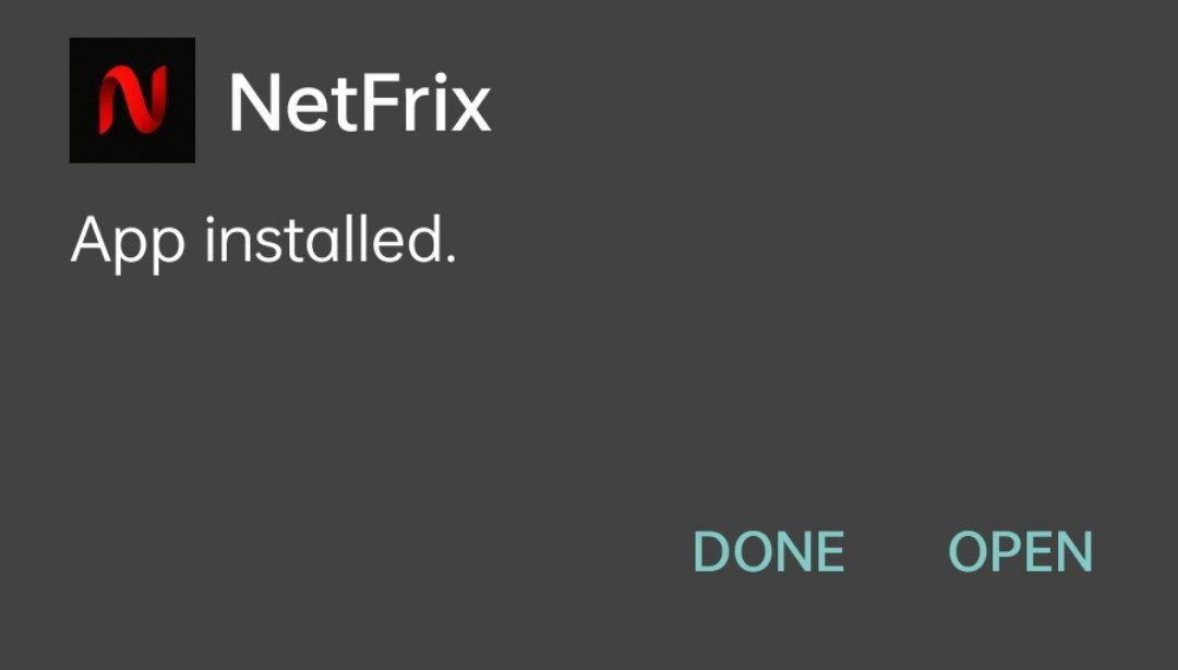 App installed