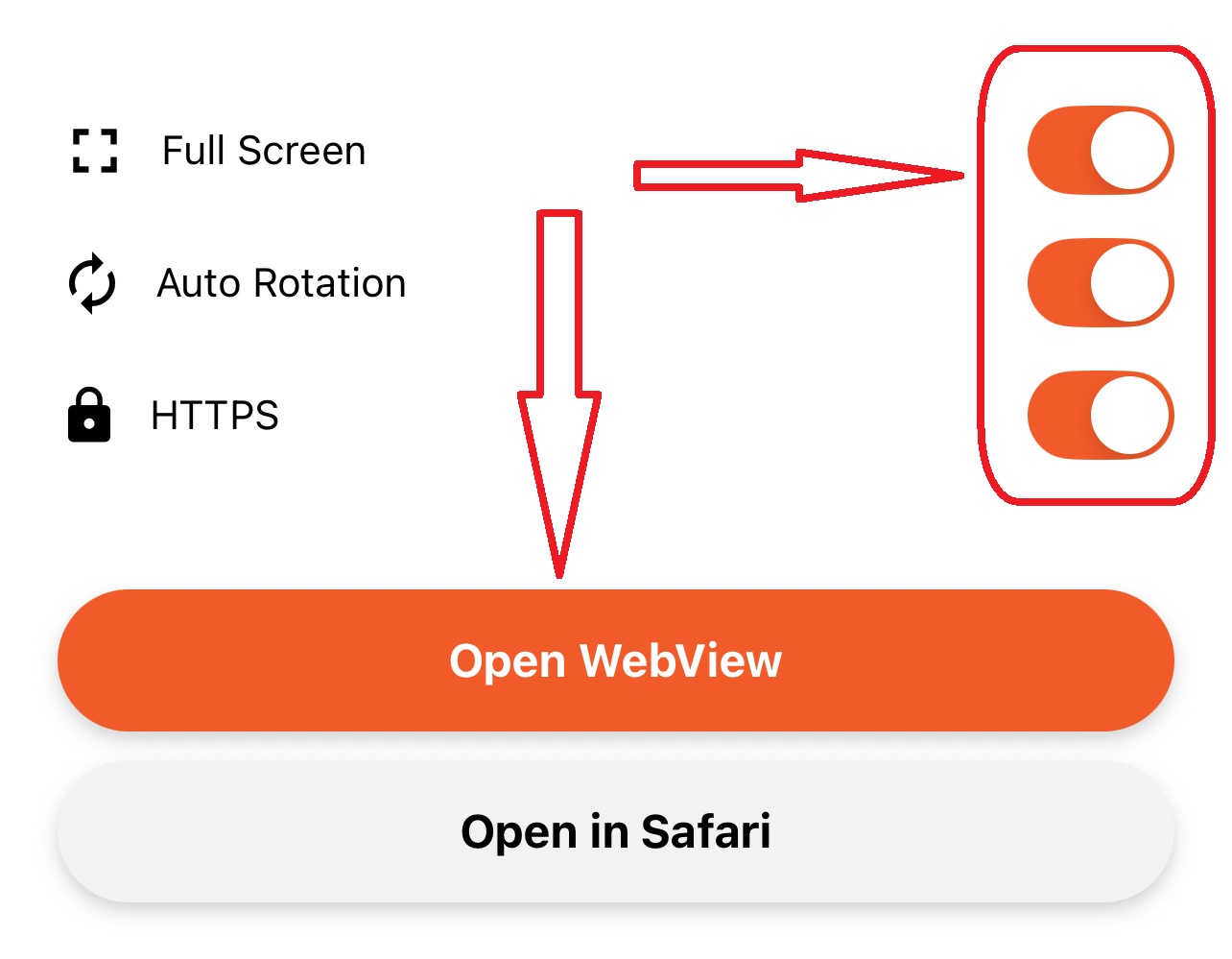 Enable toggles